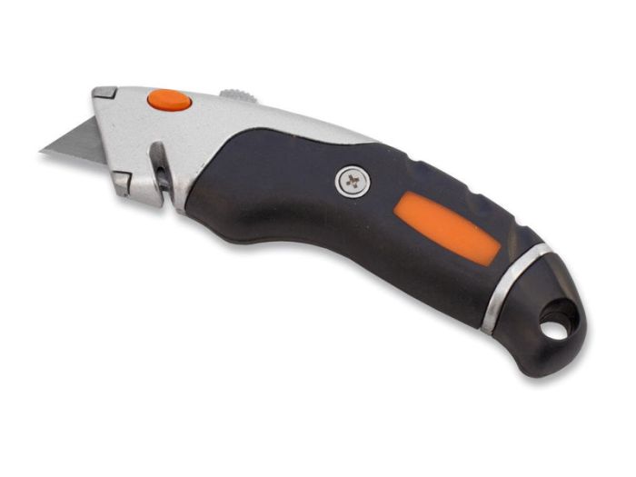 Нож Tulips tools с лезвием трапеция 19 мм